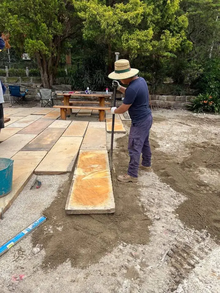 Sandstone paving and public space project 45