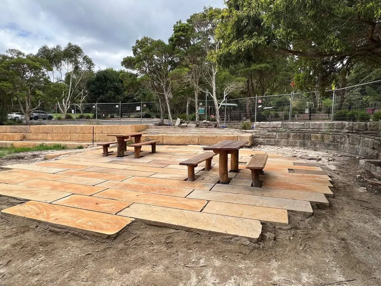 Sandstone paving and public space project 56