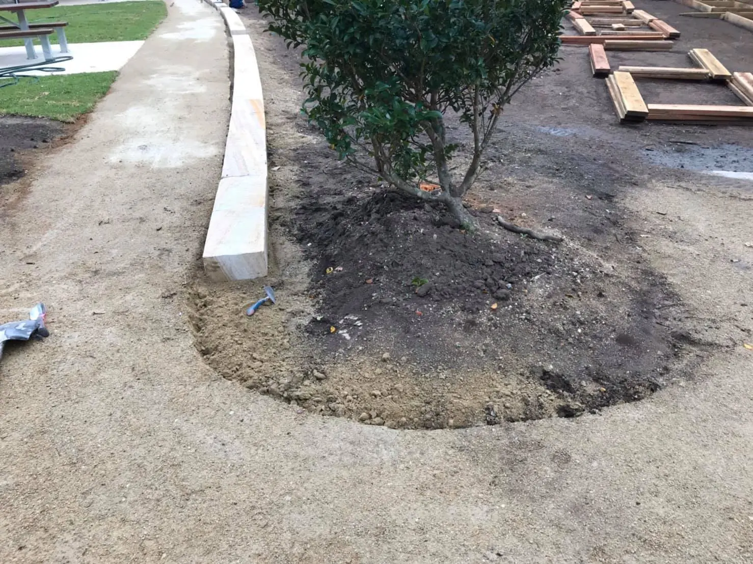 Stone kerb and streetscape project 16